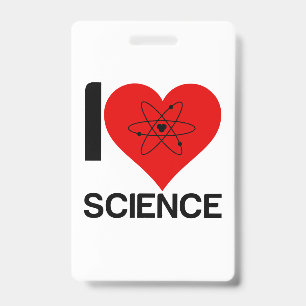 I LOVE SCIENCE BADGE