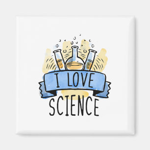 I Love Science Magnet