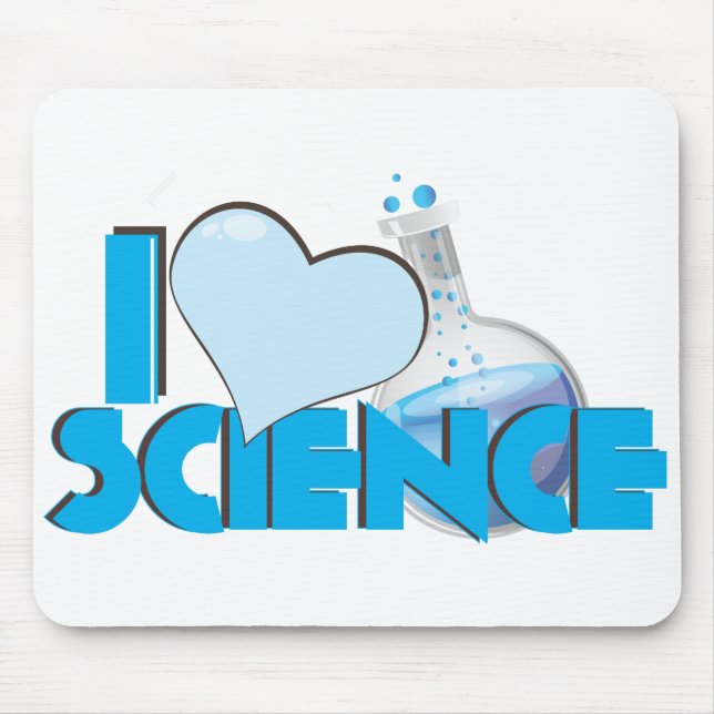 I love Science Mouse Pad (Front)