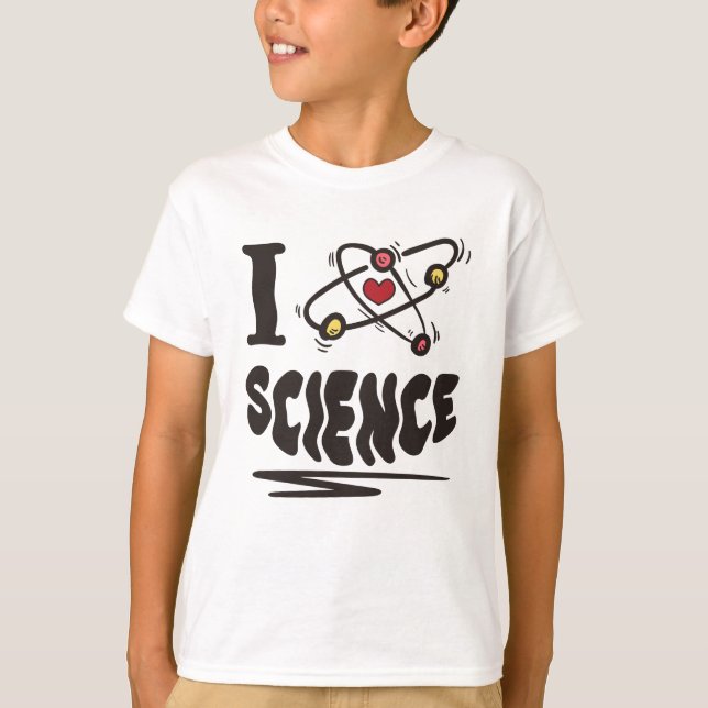 I love Science T-Shirt (Front)