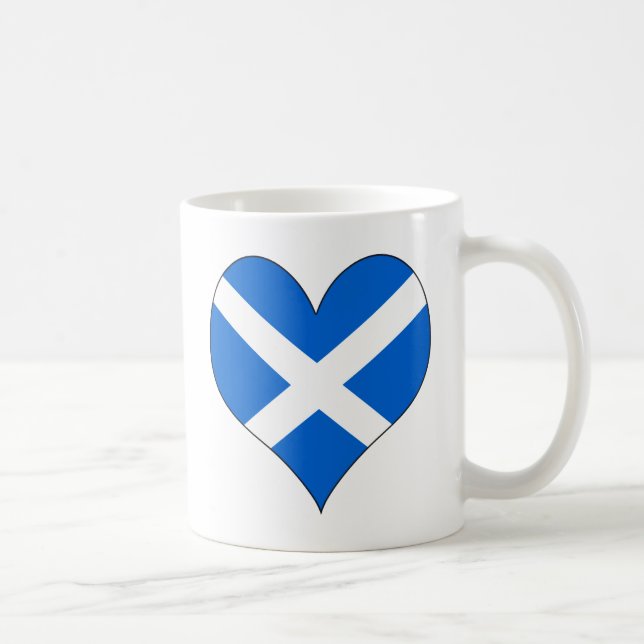 I Love Scotland Coffee Mug (Right)