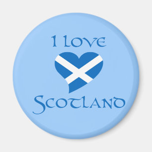 I Love Scotland Fridge Magnet
