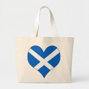 I Love Scotland Large Tote Bag