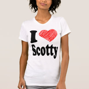 I Love Scotty Heart Art (Tee) T-Shirt