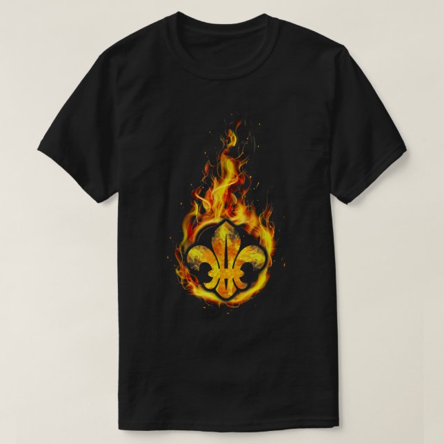 I Love Scouting Fire Scout Leader Best Cool Scout  T-Shirt (Design Front)