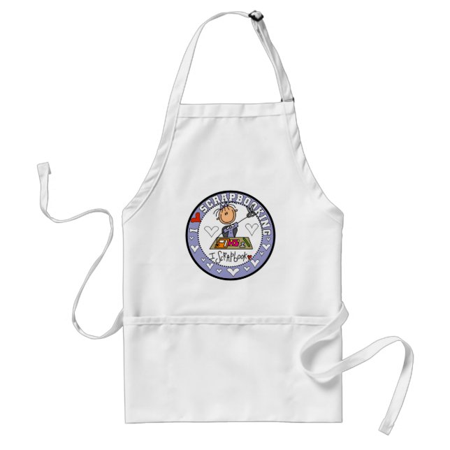 I Love Scrapbooking Standard Apron (Front)