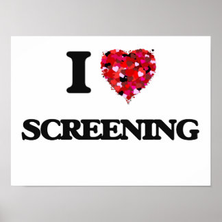 I love Screening Poster