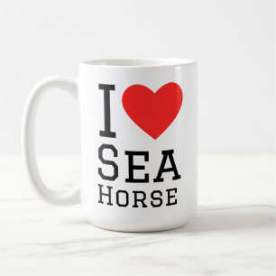 I love sea horse coffee mug