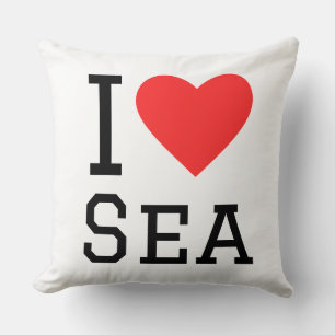 I love sea throw pillow