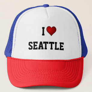 I Love Seattle Trucker Hat