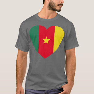I Love Senegal HeartShaped Senegalese Flag T-Shirt