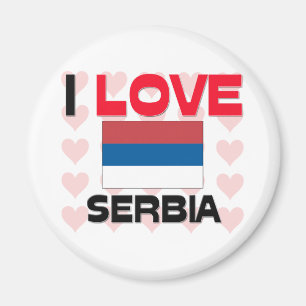 I Love Serbia Magnet