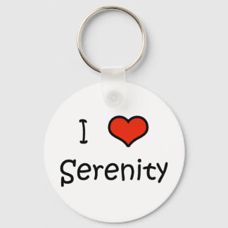 I Love Serenity Keychain