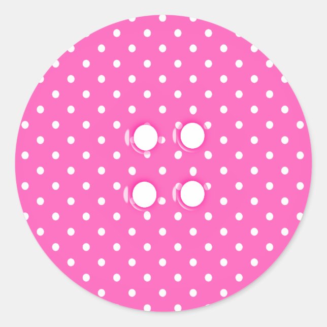 I Love Sewing - SRF Classic Round Sticker (Front)