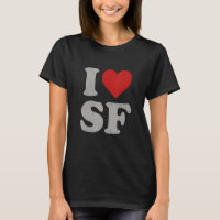 I Love SF Souvenir Frisco I Heart San Francisco