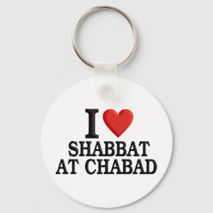 I love Shabbat at Chabad Keychain