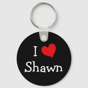 I Love Shawn Keychain