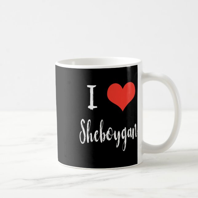 I Love Sheboygan  Coffee Mug (Right)