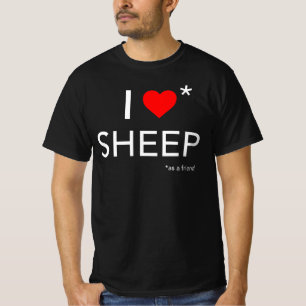 I Love Sheep (as a friend) T-Shirt
