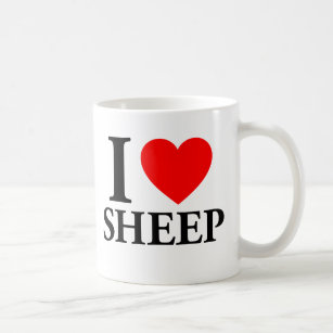 I Love Sheep Coffee Mug