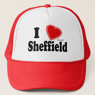 I Love Sheffield Trucker Hat