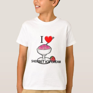 I Love Sherbet Ice Cream T-Shirt