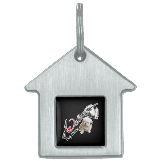 I Love Shichon Pet ID Tag