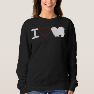 I Love Shih Tzu Dog I Love Heart Sweatshirt