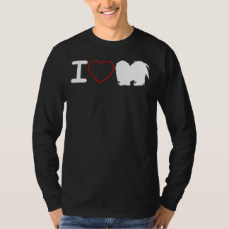 I Love Shih Tzu Dog I Love Heart T-Shirt