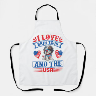I love Shih Tzus and the USA Apron
