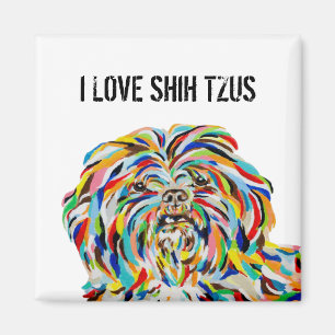 I Love Shih Tzus Magnet