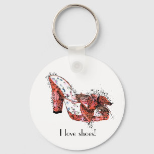 I love shoes! keychain