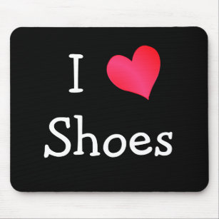 I Love Shoes Mouse Pad