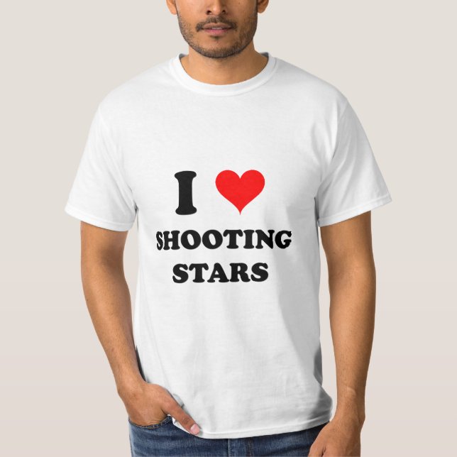 I Love Shooting Stars T-Shirt (Front)