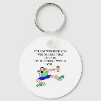 i love shot put keychain