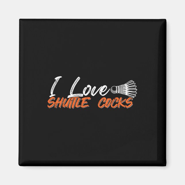 I Love Shuttle S 1  Magnet (Front)