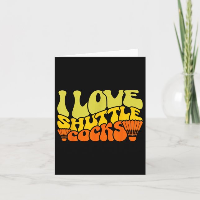 I Love Shuttle S _7  Card (Front)