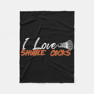 I Love Shuttle S Fleece Blanket