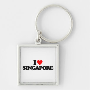 I LOVE SINGAPORE KEYCHAIN