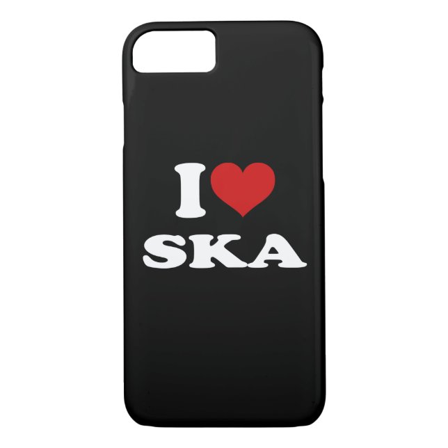 I Love Ska Case-Mate iPhone Case (Back)
