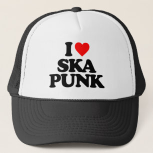 I LOVE SKA PUNK TRUCKER HAT