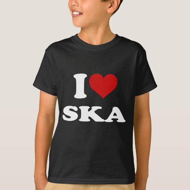I Love Ska T-Shirt (Front)