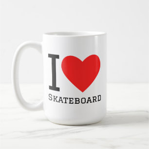 I love skateboard coffee mug