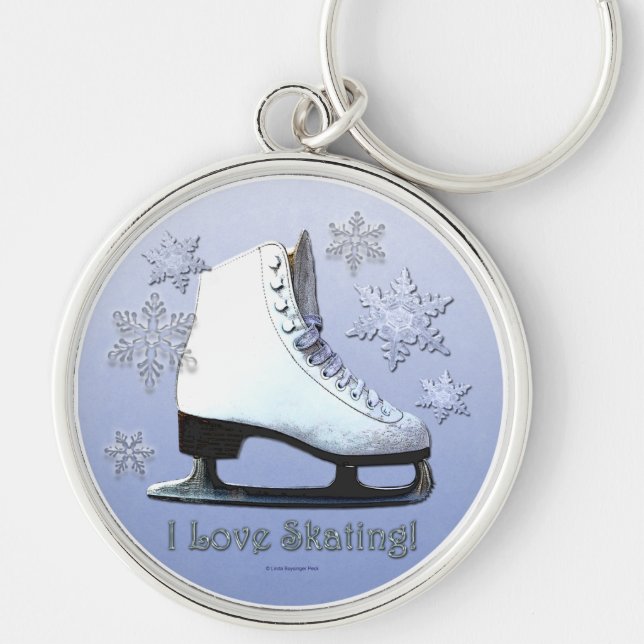 I Love Skating Keychain (Front)