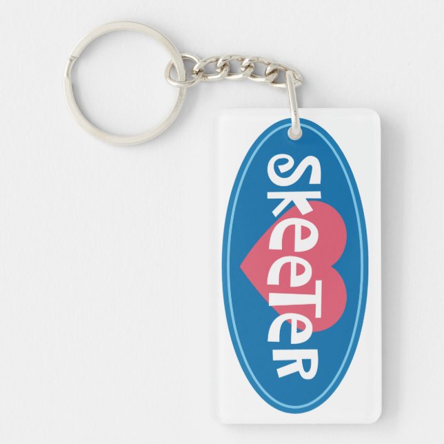 I Love Skeeter Keychain (Front)