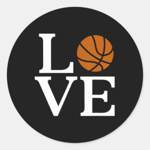I Love Sketll Boys Mens  Classic Round Sticker