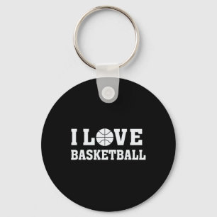 I Love Sketll - Sports Athlete Player Quote Saying Keychain