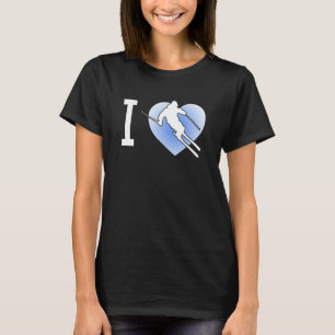 I Love Ski Jumping Ski Jumper Ski Jump Snow Winter T-Shirt