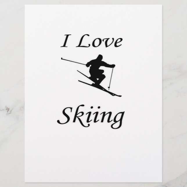 I Love Skiing (Front)