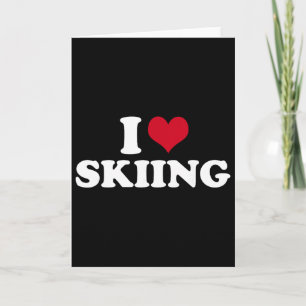 I Love Skiing _1  Card